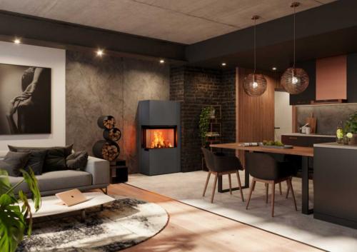 Kaminofen Zirkon 2L von Spartherm Living Fire